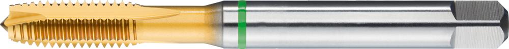 MACHO ROSCAR A MAQUINA DIN376 HSSE TIN TIPO UNI6H AGUJERO PASANTE FORMAT GT