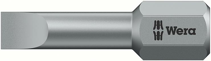 PUNTA CABEZA PLANA 1/4" DIN3126 C 6,3 25MM TORSION WERA