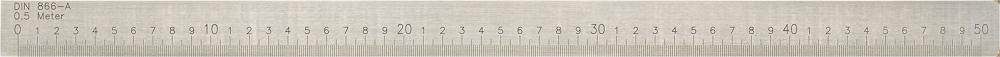 REGLA GRADUADA ACERO DIN866/A FORMAT