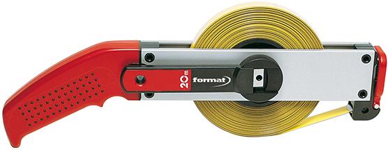 CINTA MÉTRICA DE BASTIDOR FLEJE ACERO AMARILLO RECUBIERTO DE POLIAMIDA FORMAT