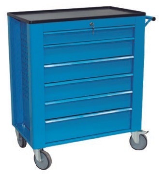 CARRO P/HERRAMIENTAS MWGR84 - AZUL 6 CAJONES 