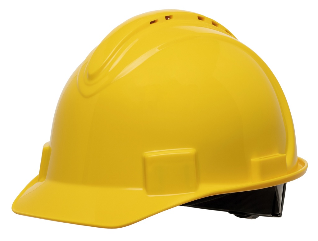 CASCO VENTILACIÓN NSB11002E - VISERA CORTA AMARILLO