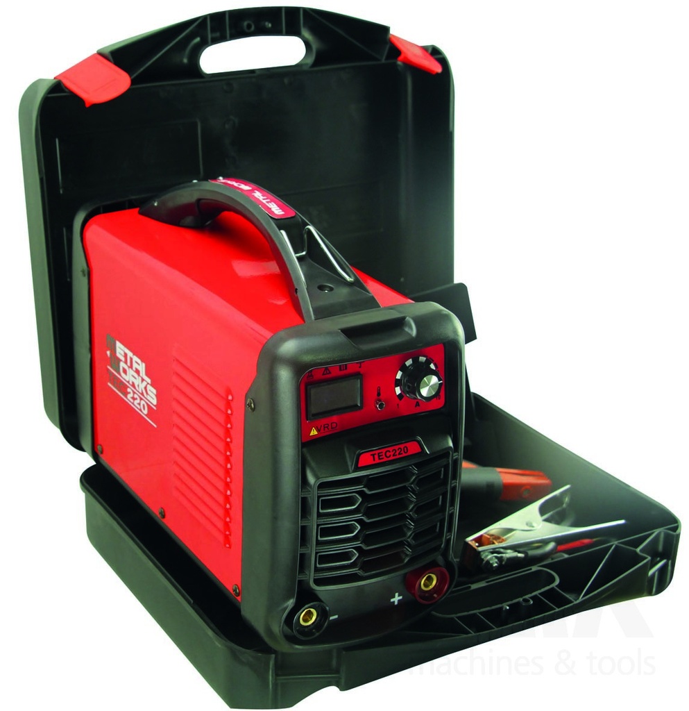 SOLDADORA INVERTER DE ELECTRODOS MMA TEC220