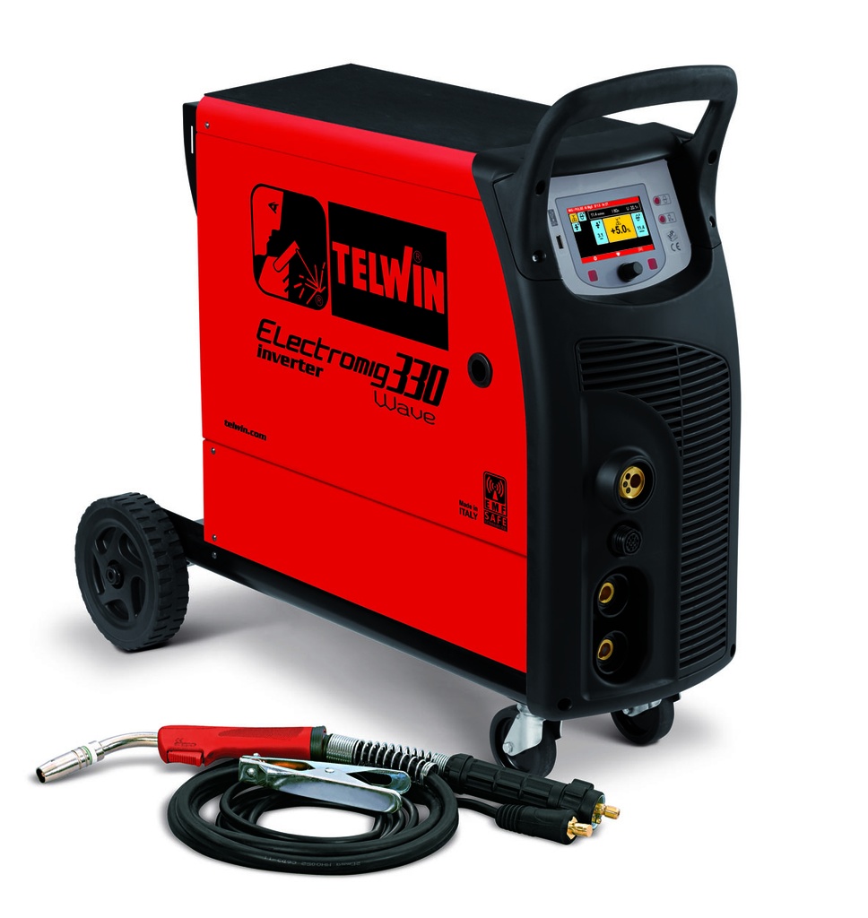 SOLDADORA INVERTER MULTIFUNCIÓN ELECTROMIG 330 WAVE + ACCESORIOS