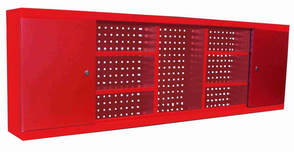 ARMARIO MURAL PORTAHERRAMIENTAS MODM1200 - ROJO 1200MM