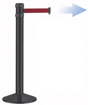 POSTE NEGRO RS4BKBK - Ø80 CINTA NEGRA 4,3M