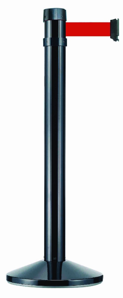 POSTE NEGRO RS4BKRE - Ø80 CINTA ROJA 4,3M