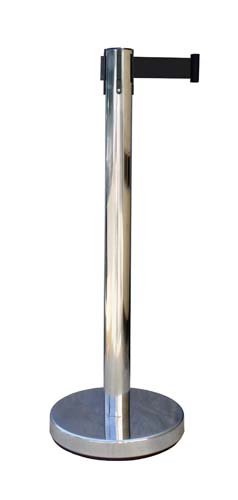 POSTE ALUMINIO RECO2SRBK - Ø63 CINTA NEGRA 2M