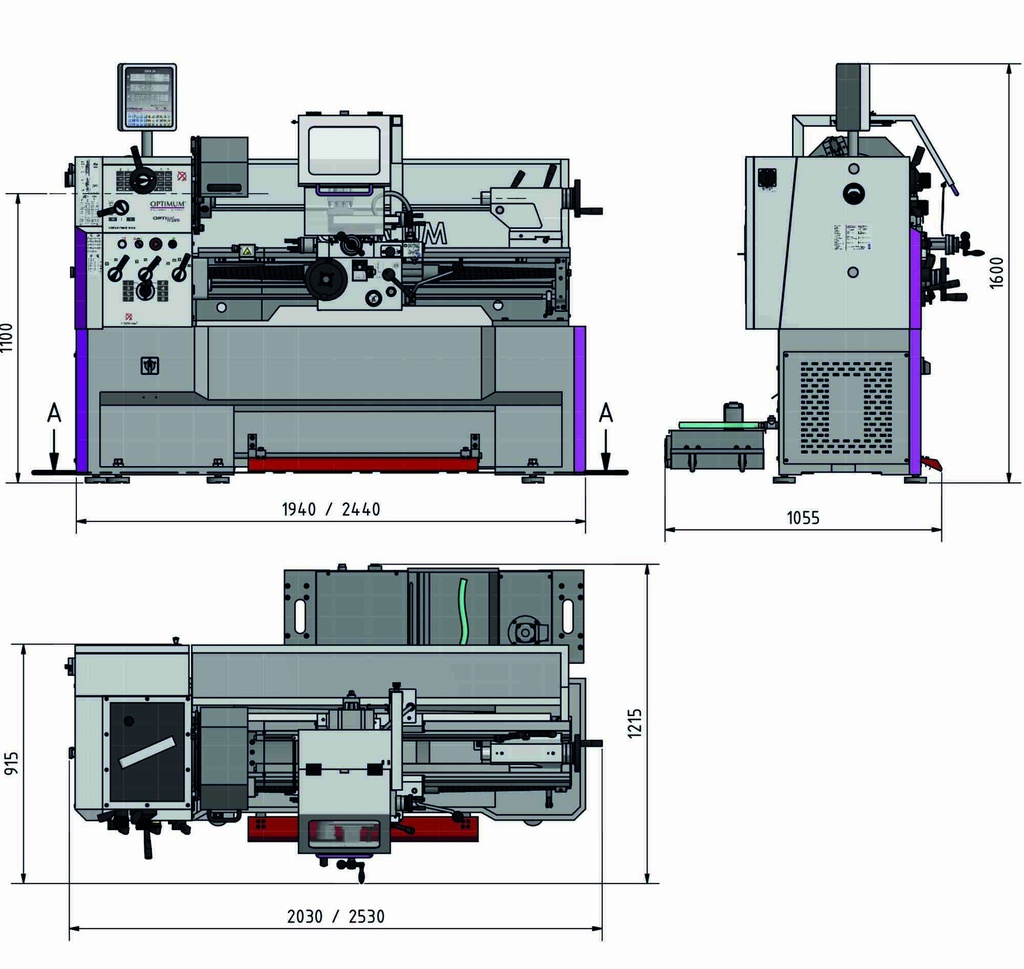 TORNO DE BANCADA  TH 4215D