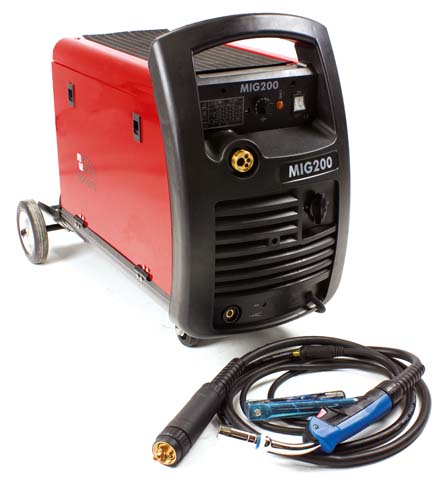 SOLDADORA DE HILO FLUX Y MIG MAG 200