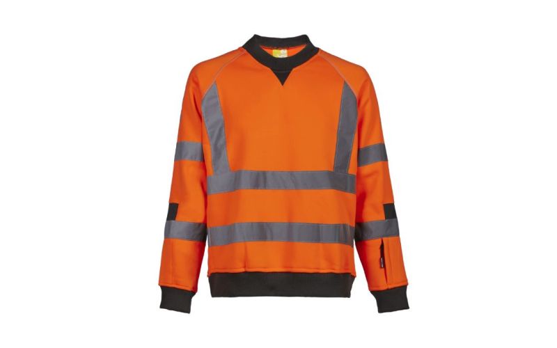 SUDADERA NEON HI-VIS NARANJA L