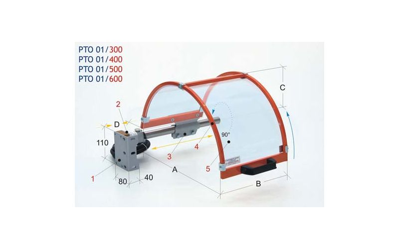 PANTALLA PROTECTORA PARA TORNO  PTO 01/600