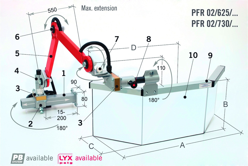 PROTECTOR FRESADORA PFR 02/730