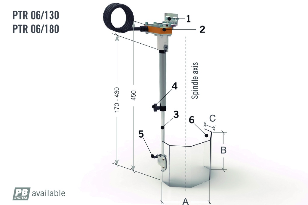 PROTECTOR TALADRO PTR 06/180