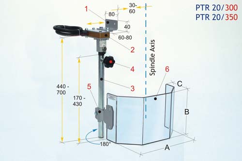 PROTECTOR TALADRO PTR-20/300