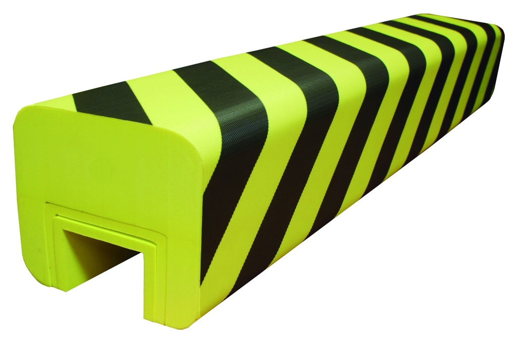 PROTECTOR PARA RACK PUX401 - AMARILLO/NEGRO 1000X180X160MM