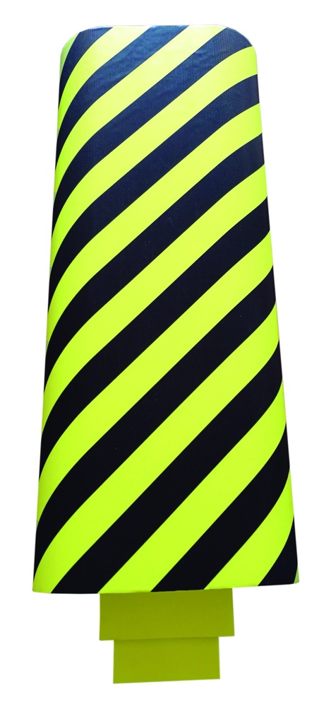 PROTECTOR PARA RACK PUX1500 - AMARILLO/NEGRO 1000X300X120MM