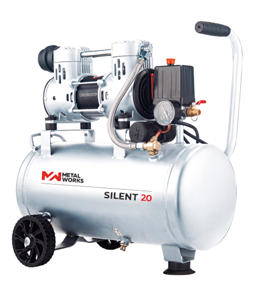 COMPRESOR SILENT 20 - SIN ACEITE 24L