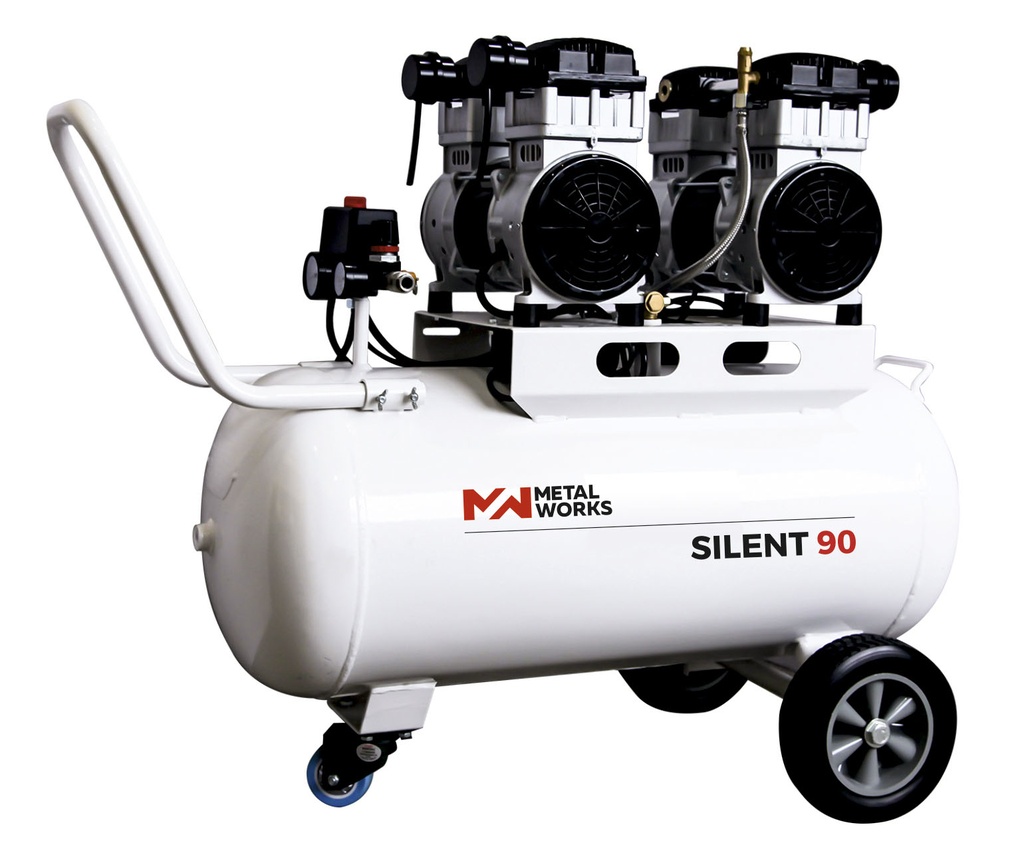 COMPRESOR SILENT 90/4 - SIN ACEITE - 90L 4CV