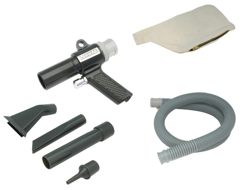 PISTOLA DE ASPIRACION Y SOPLADO KIT LARWIND