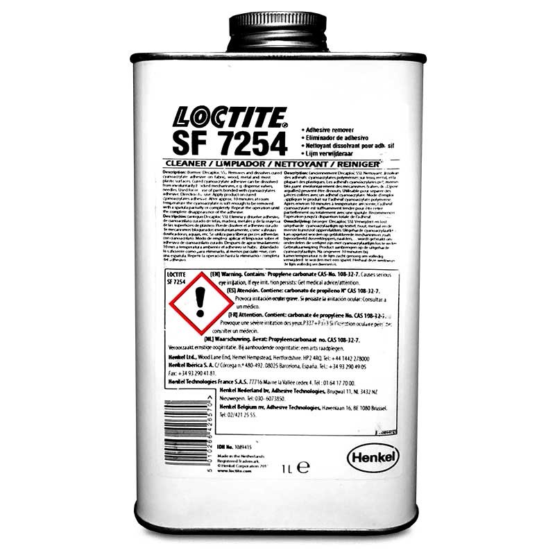 LOCTITE SF 7254 LIMPIADOR DE PEGAMENTOS (Botella  1 l)