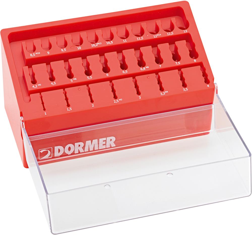 JUEGO BROCAS ESPIRAL A002 EN CAJA 118G TIPO N 4XD PUNTA TIN DORMER