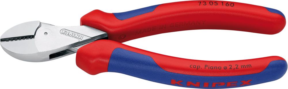 ALICATE CORTE DIAGONAL CROMADO 160MM CON MANGO PLÁSTICO KNIPEX