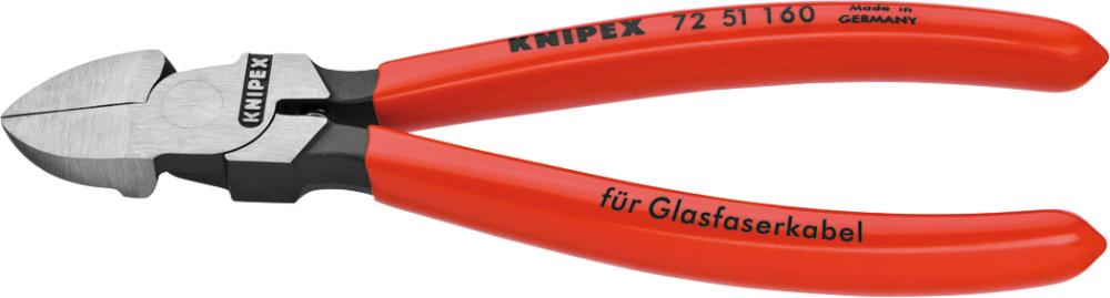 ALICATE DE CORTE DIAGONAL160MM PARA CABLE DE FIBRA ÓPTICA KNIPEX