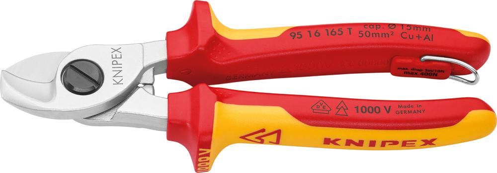 CORTACABLES VDE          165MM C/ OJAL SEG  KNIPEX