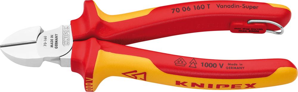 CORTAALAMBRES VDE TT 160MM CON MANGO DE PLAST. KNIPEX