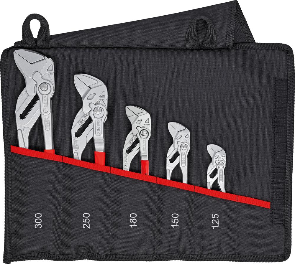 JUEGO ALICATES PICO LORO 5 PZAS BOLSA ENROLLABLE  KNIPEX