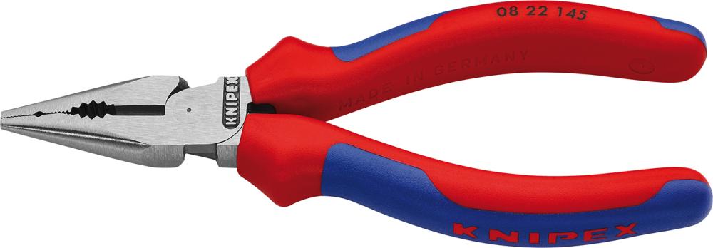 ALICATE COMBINADO DE     PUNTA PULIDA 145MM CONMANGO PLASTICO  KNIPEX