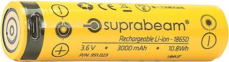 BATERÍA 18650 APTO PARA Q3R/Q4XR SUPRABEAM 