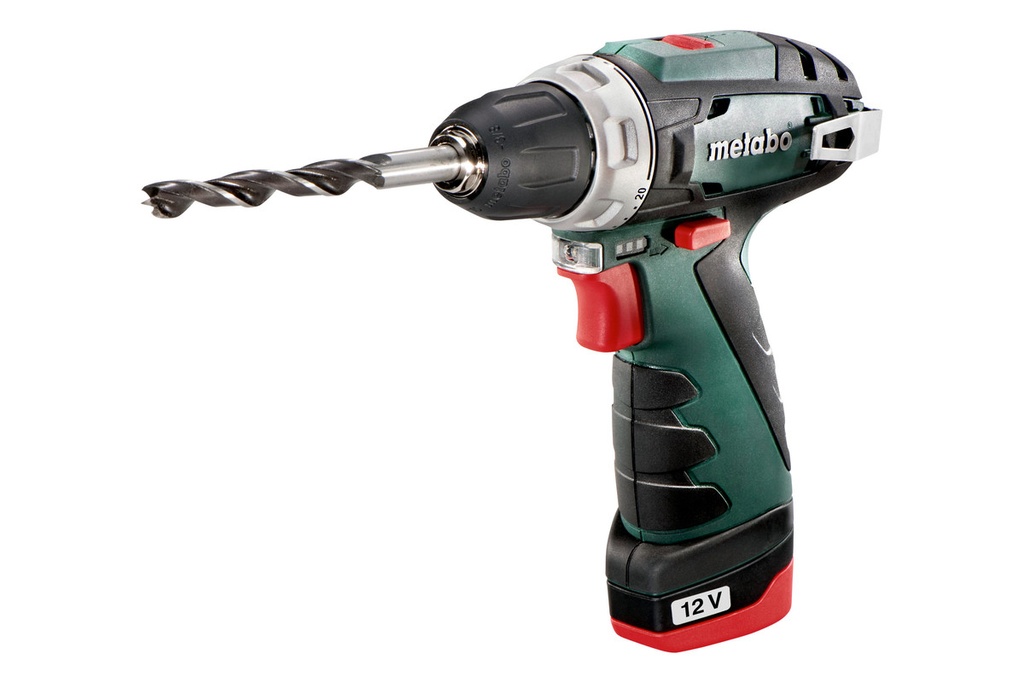 TALADRO ATORNILLADOR DE MATERIA METABO POWERMAXX BS BASIC (2x Li-POWER 2.0 Ah)