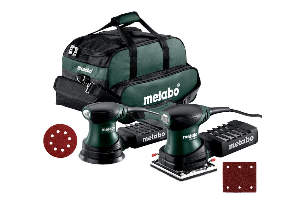 SET LIJADORAS METABO FSR 200 + FSX 200 INTEC