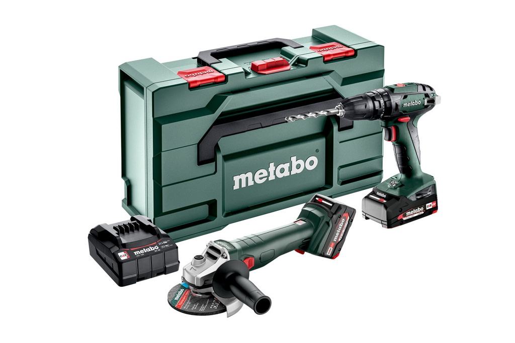 COMBO SET 2.4.4 METABO (METABOX 165 L; SB 18 + W 18 L 9-125)