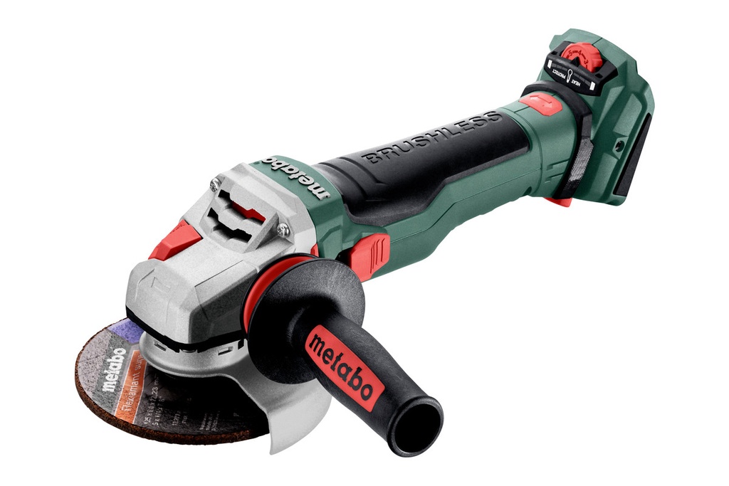 AMOLADORA ANGULAR DE BATERIA METABO WPB 18 LT BL 11-125 QUICK (Ø 125 MM)