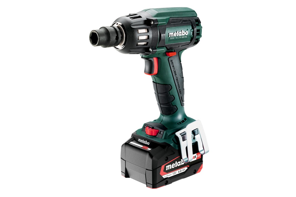 ATORNILLADOR DE IMPACTO DE BATERIA METABO SSW 18 LTX 400 BL (2x LiHD 4.0 Ah)