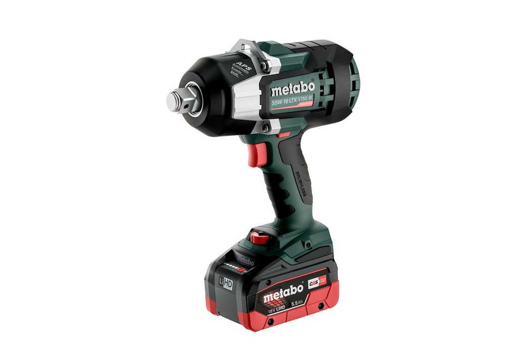 ATORNILLADOR DE IMPACTO DE BATERIA METABO SSW 18 LTX 1750 BL (2x LiHD 5.5 Ah)