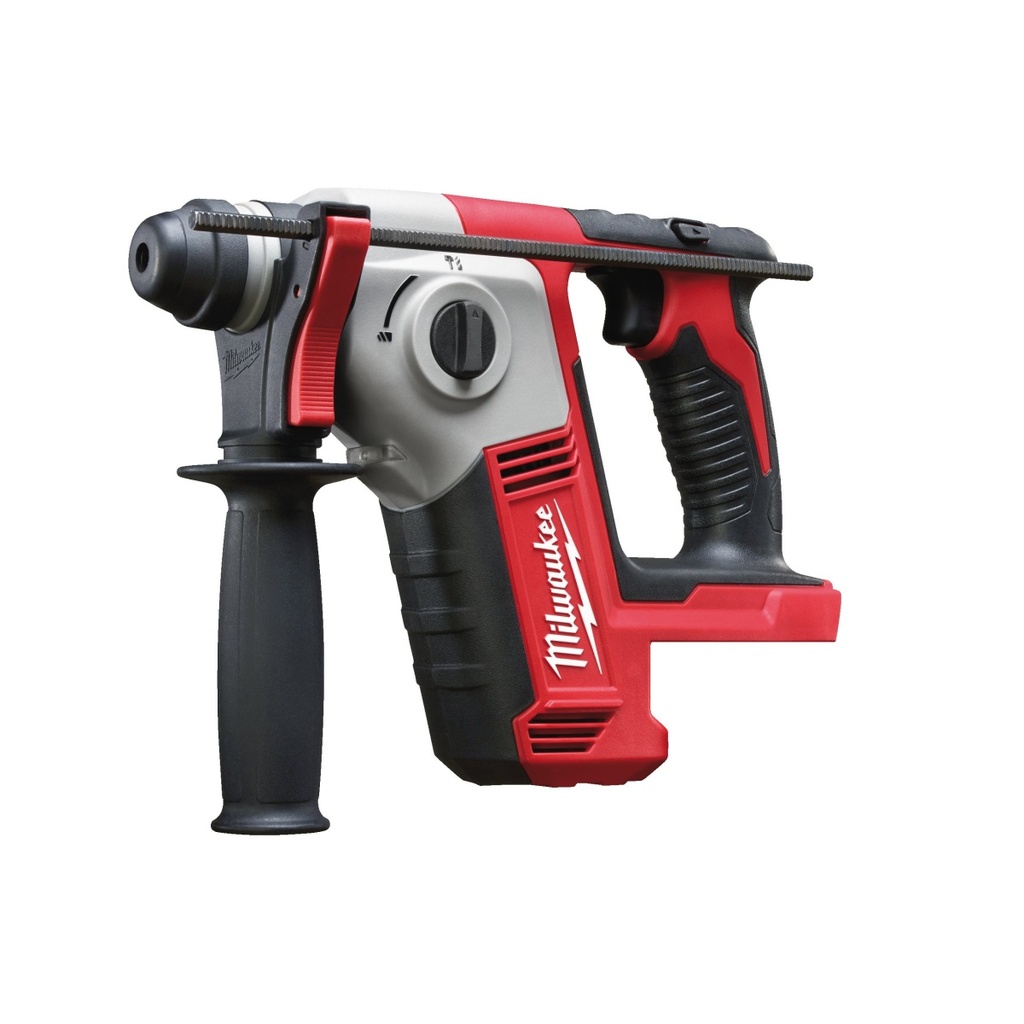 MARTILLO ROTATIVO SDS-PLUS M18™, 2 MODOS, 1,2J DE ENERGÍA DE IMPACTO, CAPACIDAD MÁXIMA 16MM, 7000BPM. SE SUMINISTRA EN VERSIÓN CERO, SIN BATERÍAS NI CARGADOR, EN HD-BOX M18BH-0X