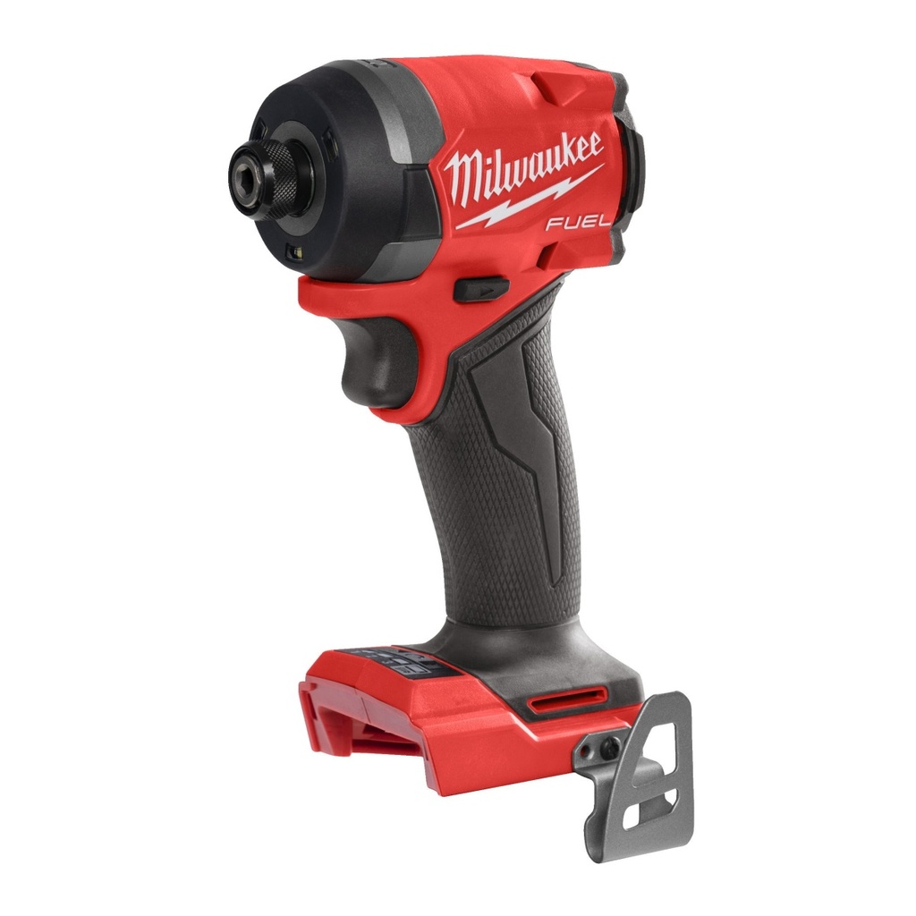 ATORNILLADOR DE IMPACTO M18 FUEL™, RECEPCIÓN 1/4" HEX, 4 MODOS, PAR MÁXIMO 226NM, LONGITUD TOTAL 113MM, ILUMINACIÓN LED SIN SOMBRAS. SE SUMINISTRA EN VERSIÓN CERO, SIN BATERÍAS NI CARGADOR, EN HD-BOX M18FID3-0X
