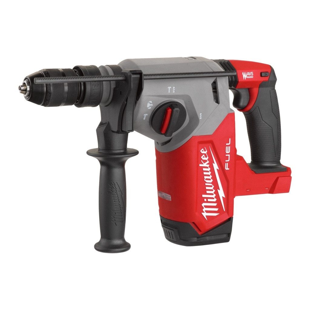 MARTILLO COMBINADO SDS-PLUS M18 FUEL™, 4 MODOS, 2,5J DE ENERGÍA DE IMPACTO, CAPACIDAD MÁXIMA 26MM, 0-1.330RPM, 0-4.800BPM, FIXTEC™, AUTOSTOP™. SE SUMINISTRA EN VERSIÓN CERO, SIN BATERÍAS NI CARGADOR, EN HD-BOX M18FHX-0X
