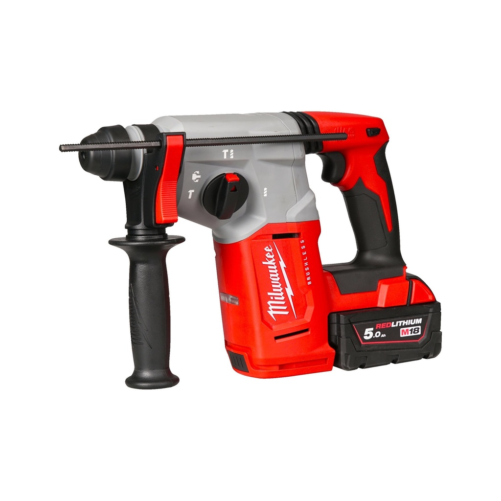 MARTILLO COMBINADO SDS-PLUS SIN ESCOBILLAS M18™ MILWAUKEE M18BLH-502X (2x 5Ah)