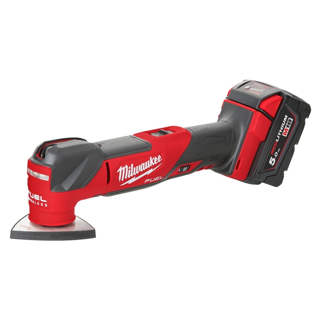 MULTIHERRAMIENTA M18 FUEL™, ÁNGULO DE OSCILACIÓN 2,1°, 10.000-20.000OPM, FIXTEC. SE SUMINISTRA CON 2 BATERÍAS M18B5 Y CARGADOR RÁPIDO M12-18FC, EN HD-BOX M18FMT-502X