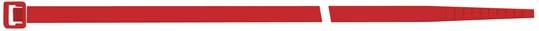 ABRAZADERA NYLON COLOR ROJO 4,5X280 MM 100UDS. SAPI