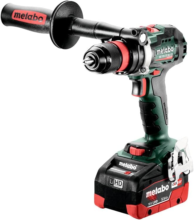 TALADRO ATORNILLADOR DE BATERIA METABO BS 18 LTX BL Q I (2x LiHD 5.5 Ah)