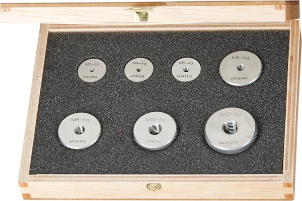 ANILLO CALIBRADOR EXP.   M3-M12 EN CAJA DE MADERA BOSS