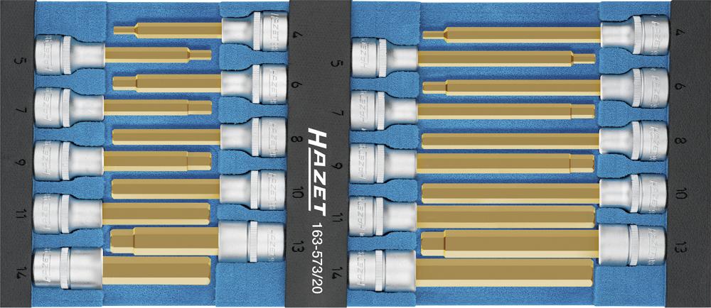 MÓDULO HTA 163-573/20    HEMBRA HEX 1/2" 1/3 HAZET