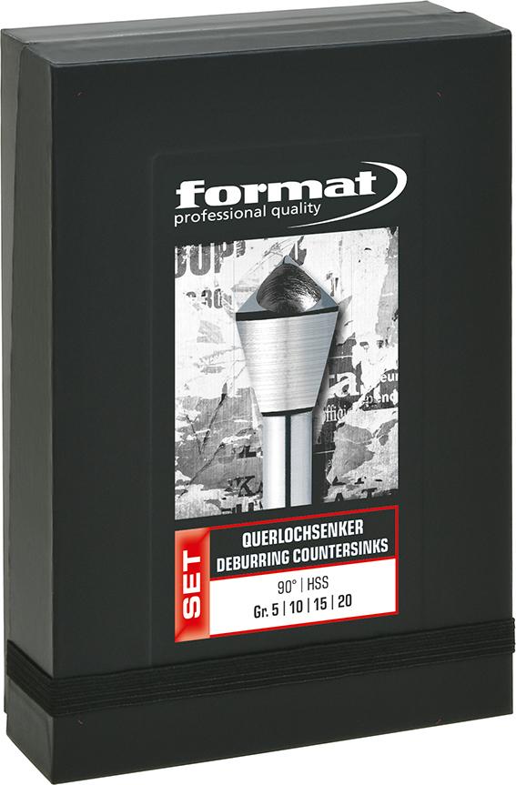 JGO AVELLANADORES DESBARBADORES HSS AGUJERO TRANSVERSAL 90 2-20MM EN ENVASE SOSTENIBLE FORMAT