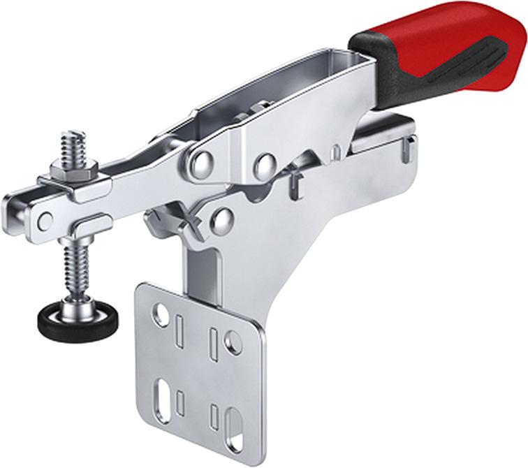 BRIDA HORIZONTAL CON ALTURA DE SUJECIÓN VARIABLE Y PIE ANGULAR 6871 AMF